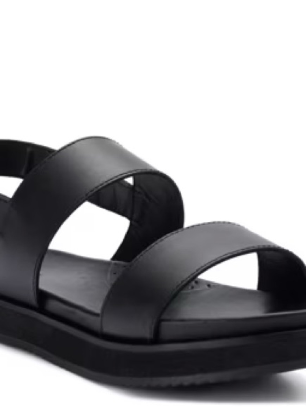 NISOLO Go-To Sandal Black Double-Strap Women's Sandal 11 New